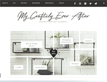 Tablet Screenshot of mycraftilyeverafter.com